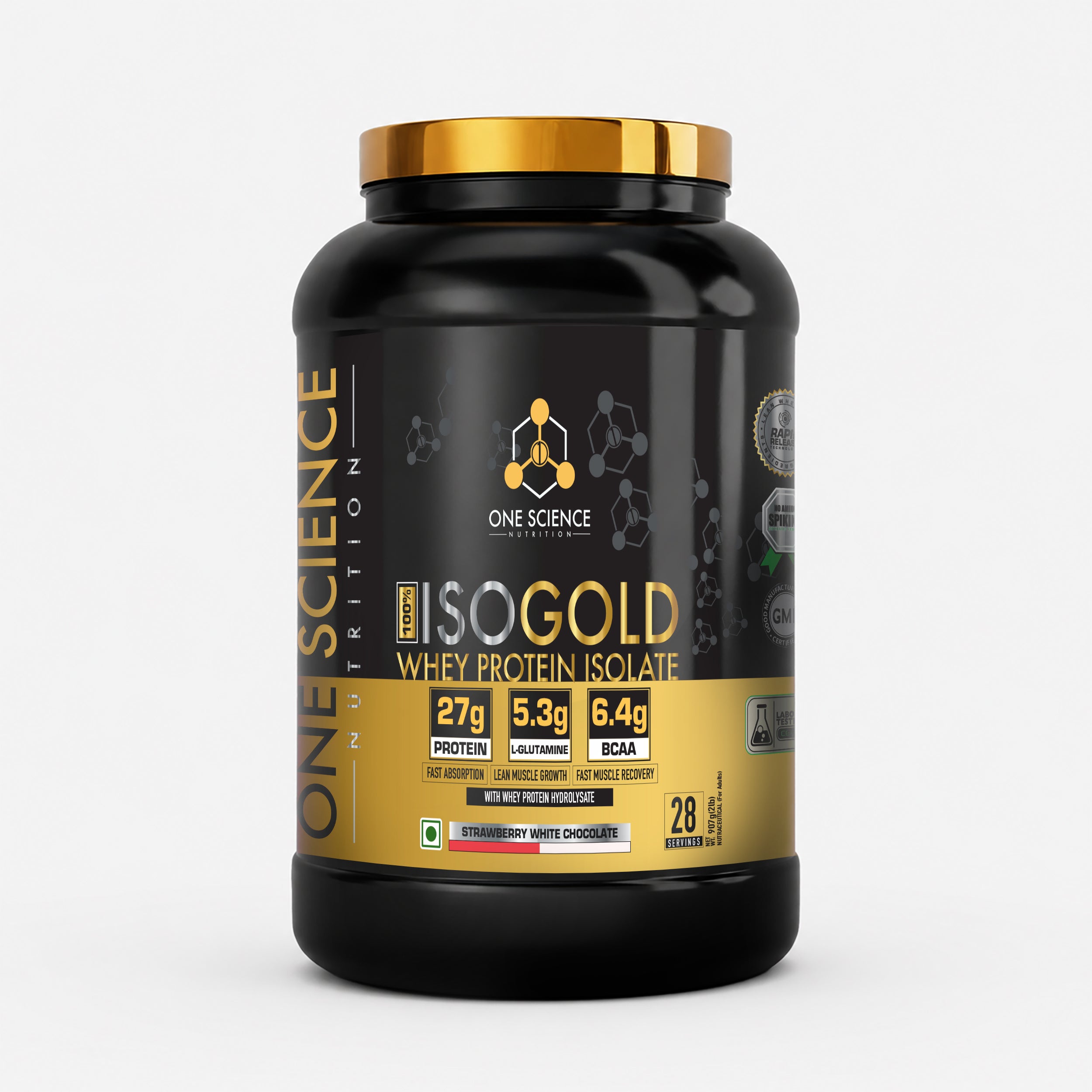 One Science ISO Gold Whey Protein Isolate 2Lbs
