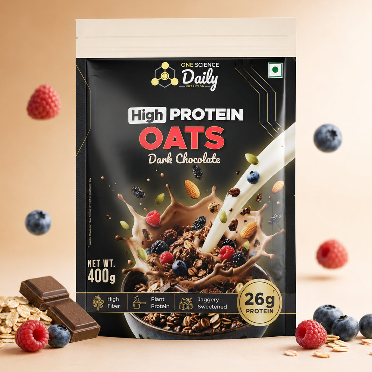 One Science Nutrition(OSN) High Protein Oats | Dark Chocolate
