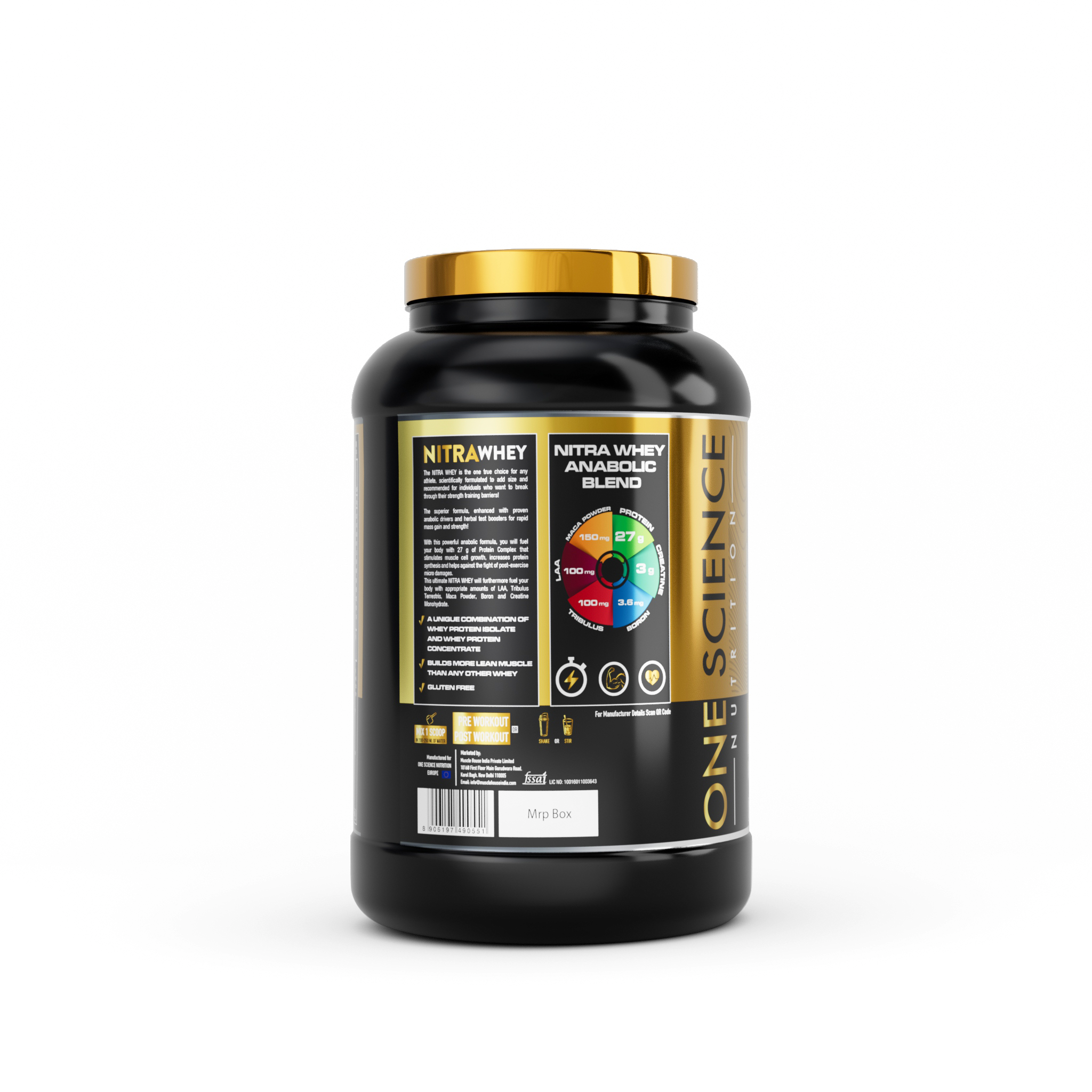 Nitra Whey 2 Lbs - One Science Nutrition (OSN)