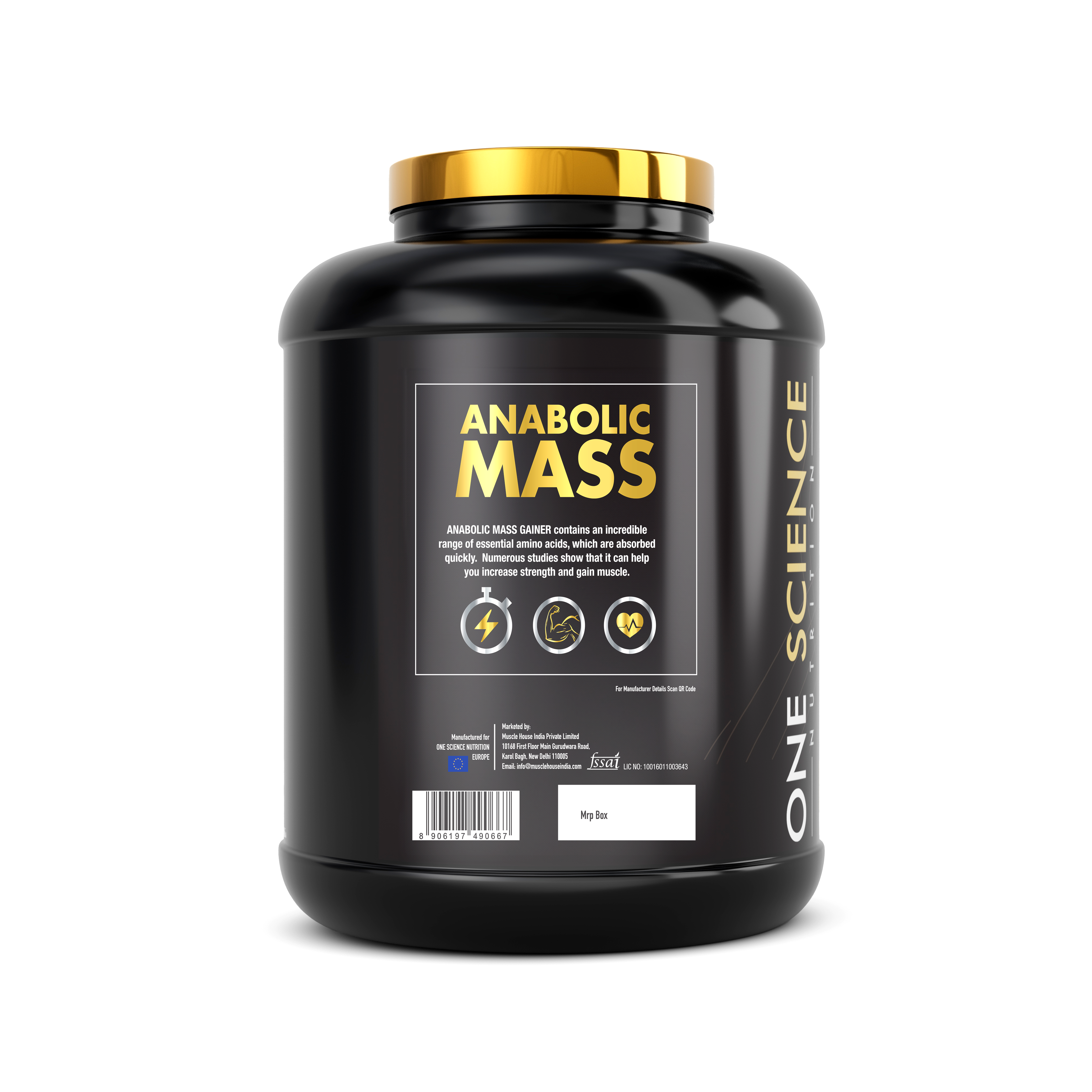 Anabolic Mass – Super Mass Gainer 25Sv - One Science Nutrition (OSN)