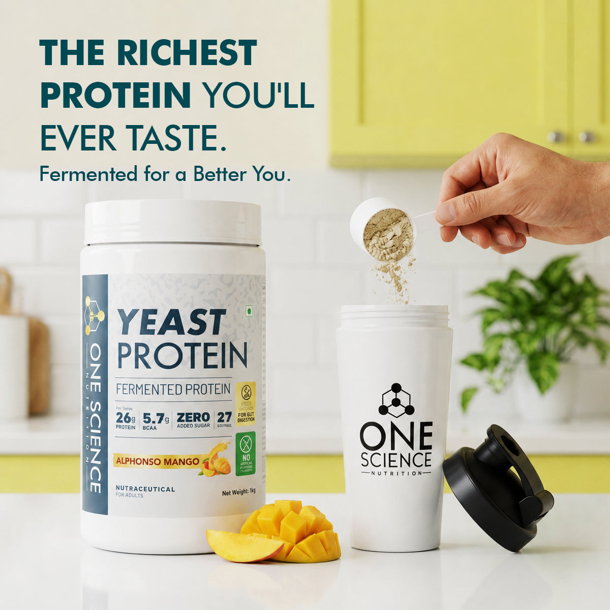 Fermented Yeast Protein 1Kg - One Science Nutrition (OSN)