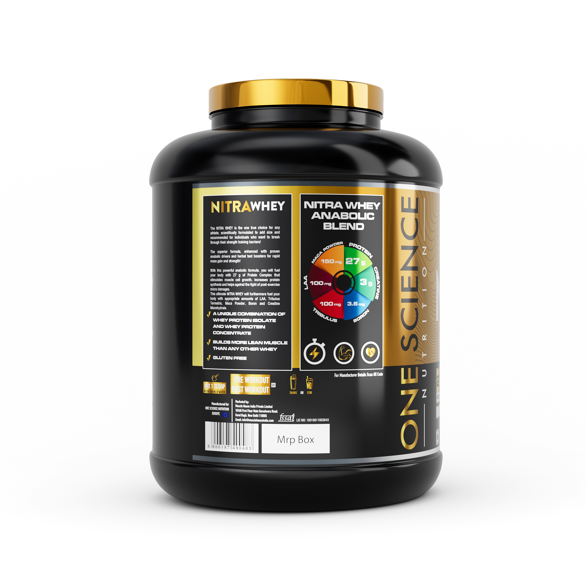Nitra Whey 4 Lbs - One Science Nutrition (OSN)