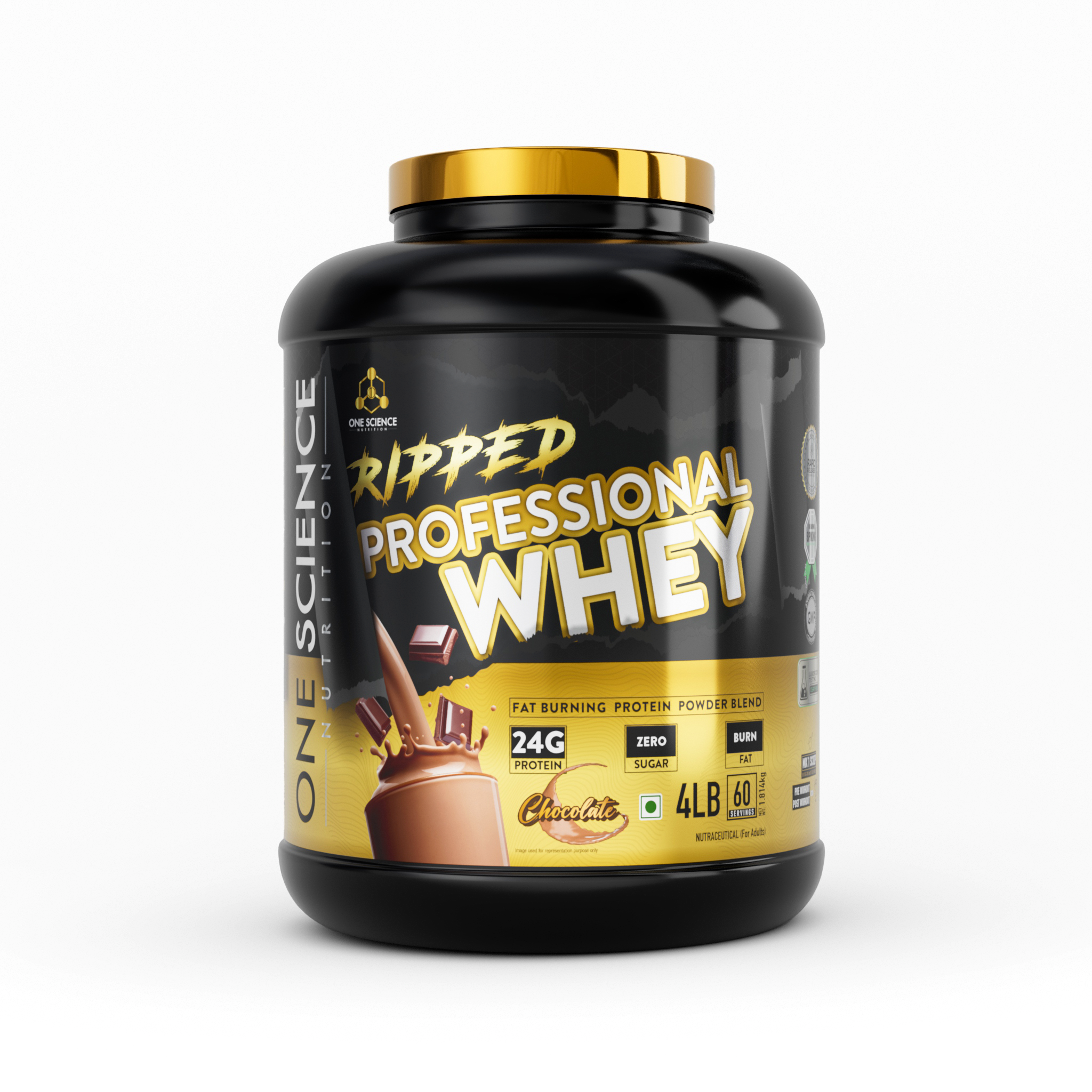 One Science Ripped Professional Whey Protein 4Lbs