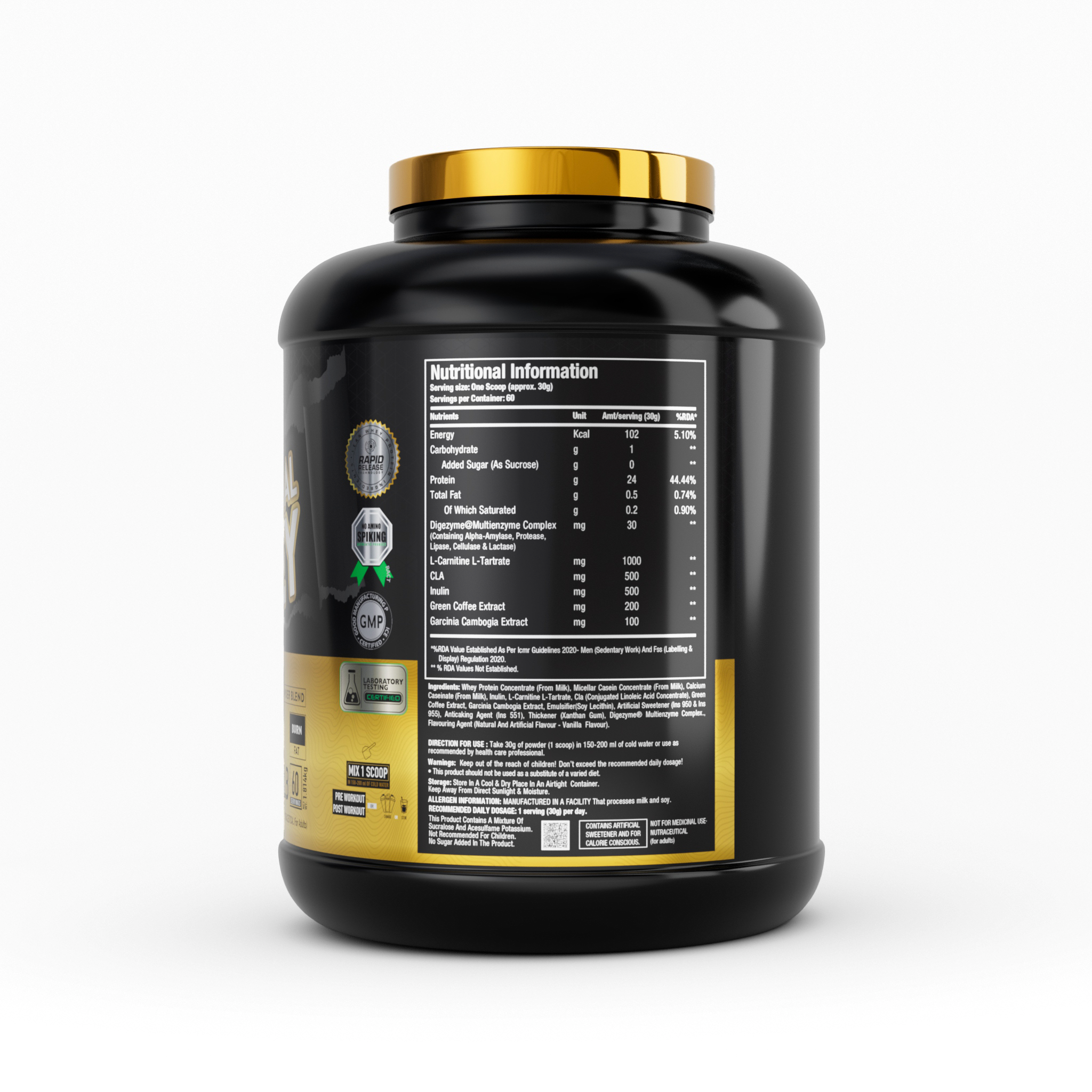 One Science Ripped Professional Whey Protein 4Lbs
