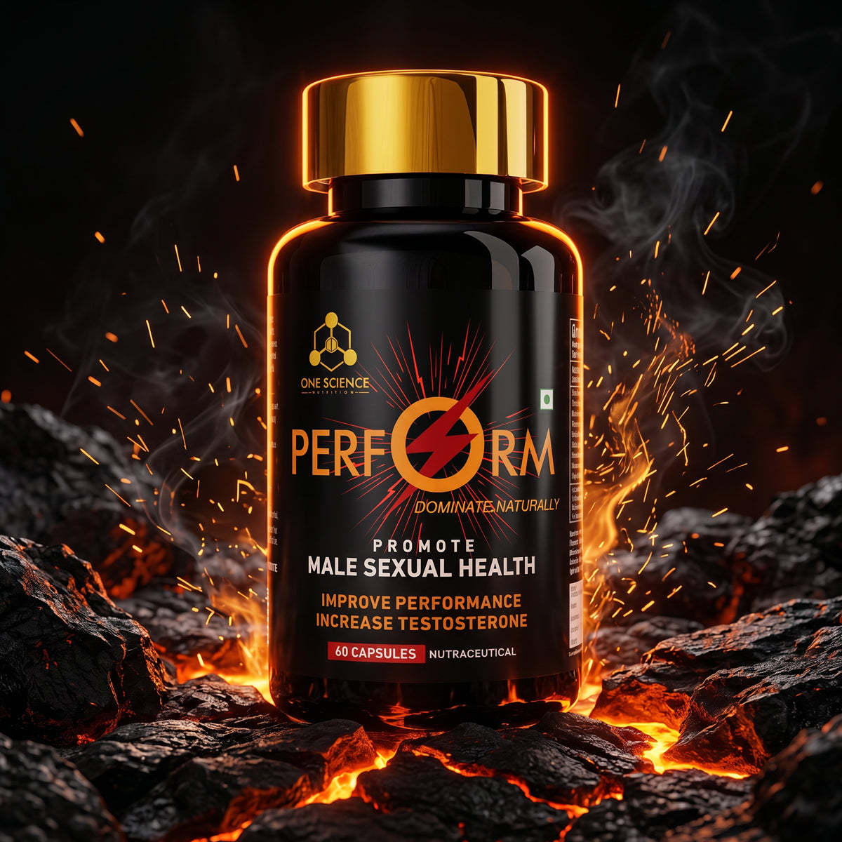 Perform – Testosterone Booster & Male Vitality Capsules - One Science Nutrition (OSN)