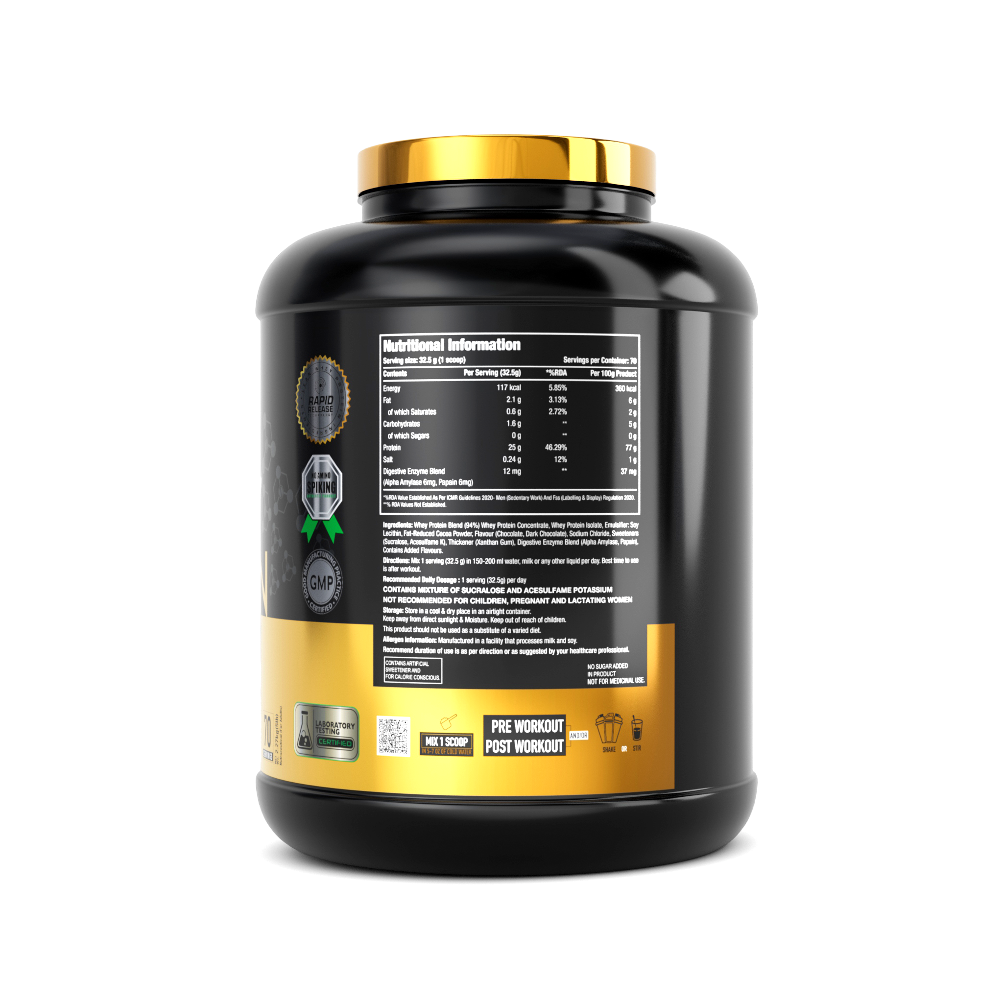 100% Premium Whey Protein 5 Lbs - One Science Nutrition (OSN)