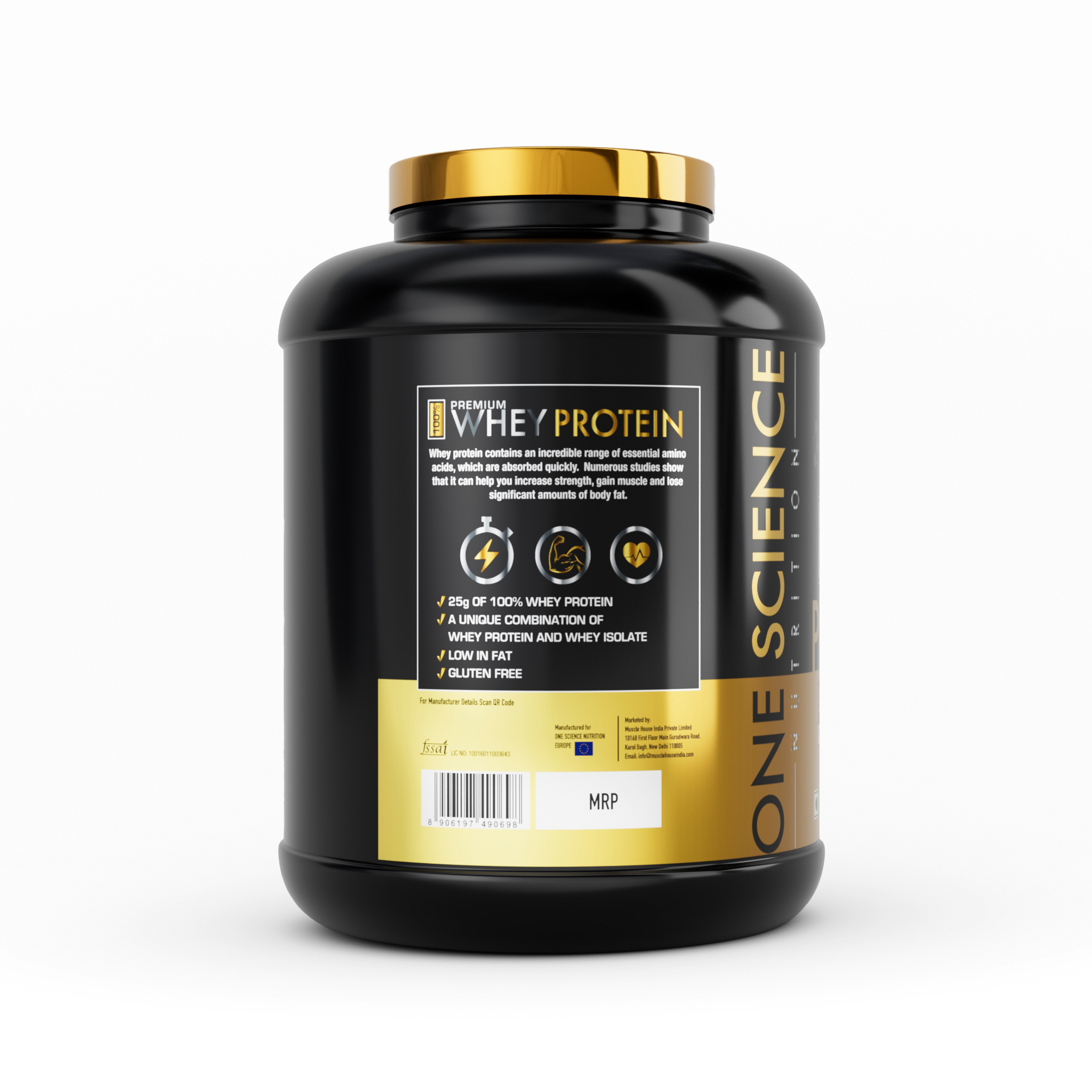 100% Premium Whey Protein 5 Lbs - One Science Nutrition (OSN)