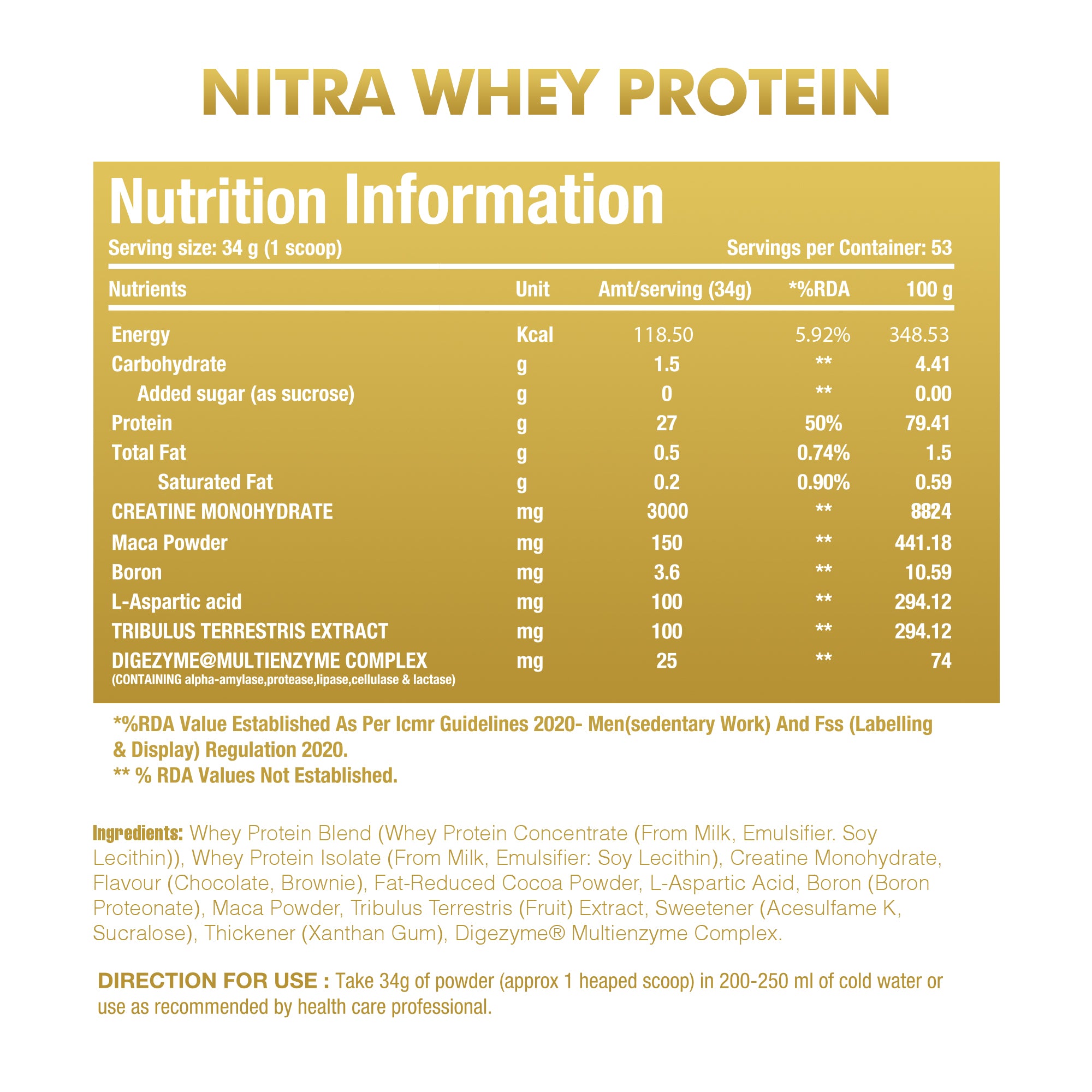 Nitra Whey 4 Lbs - One Science Nutrition (OSN)