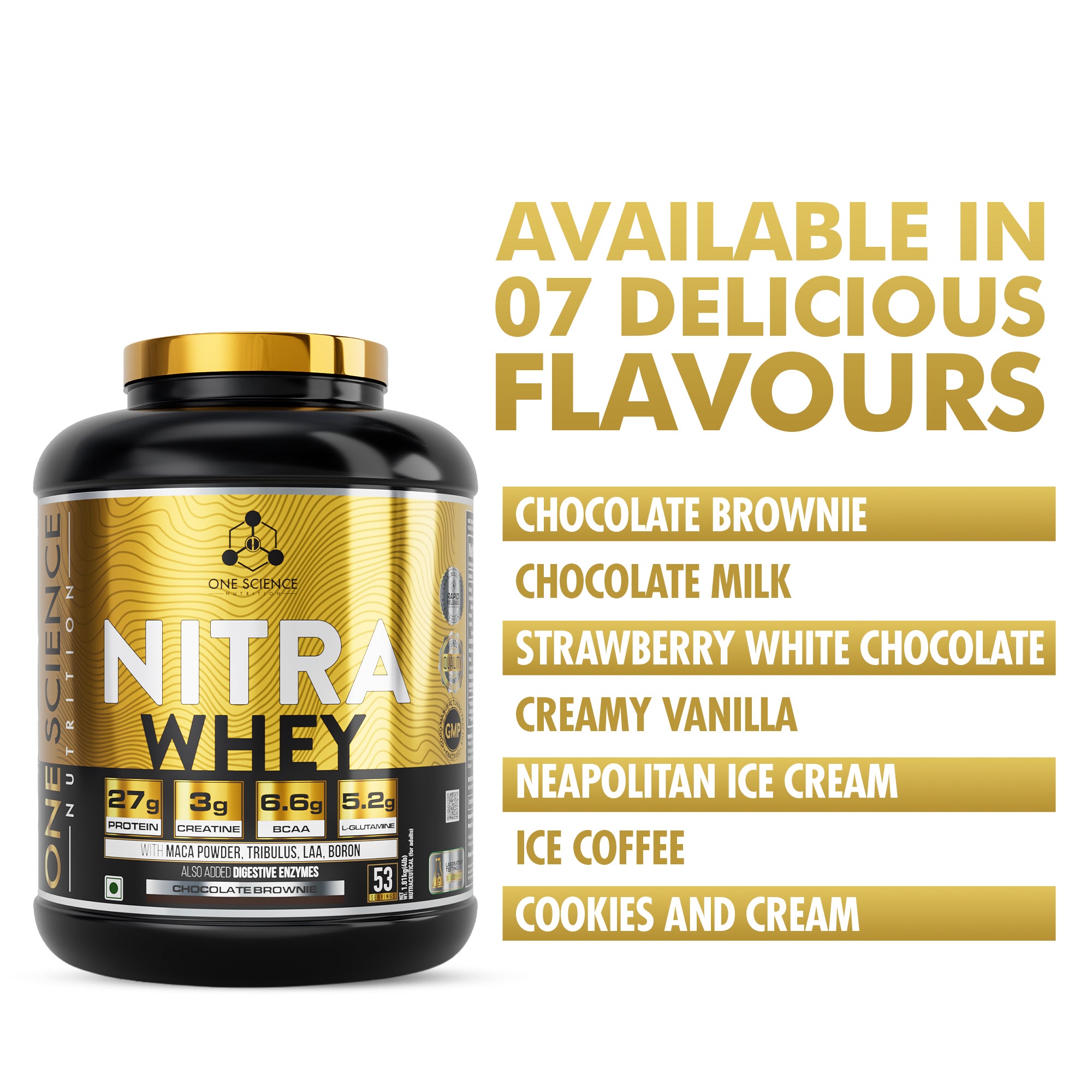Nitra Whey 4 Lbs - One Science Nutrition (OSN)