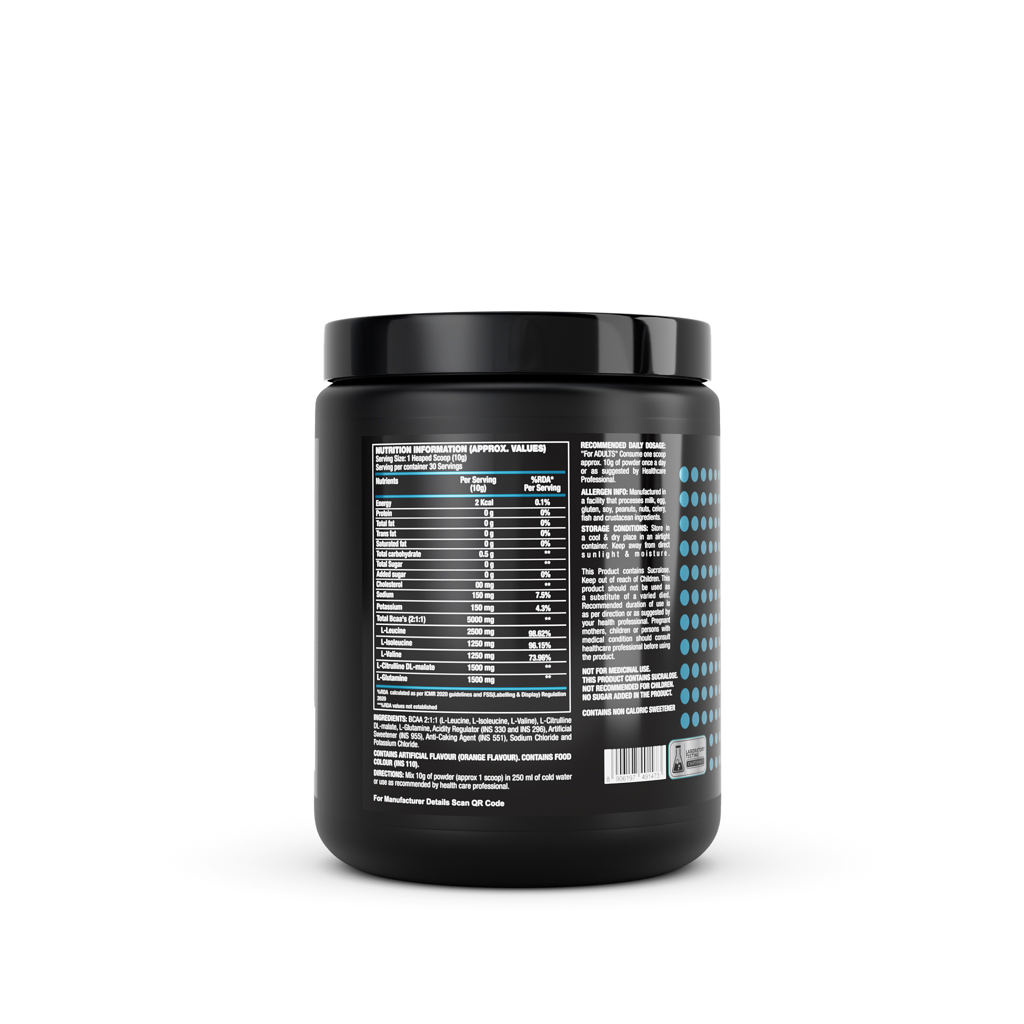 One Science Nutrition(OSN) Advanced BCAA 300g (30sv) + Free Shaker