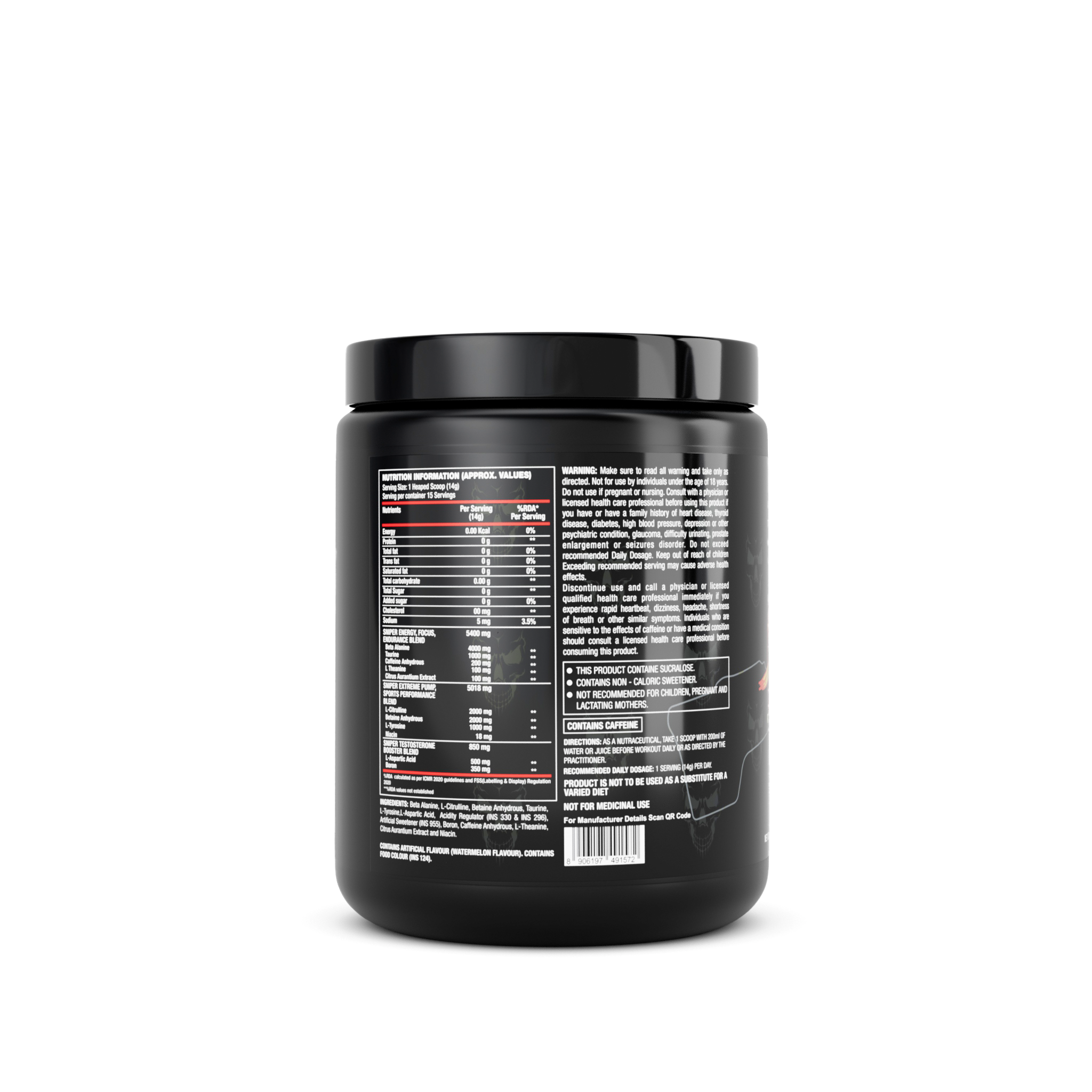 Sniper Pre-Workout 210G (15Sv) - One Science Nutrition (OSN)