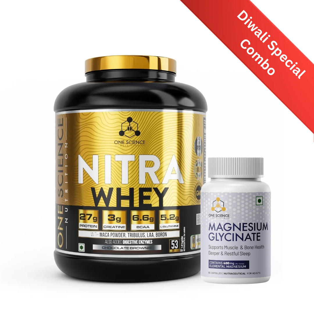 Nitra Whey 4 Lbs + Magnesium (60 Capsules) - One Science Nutrition (OSN)