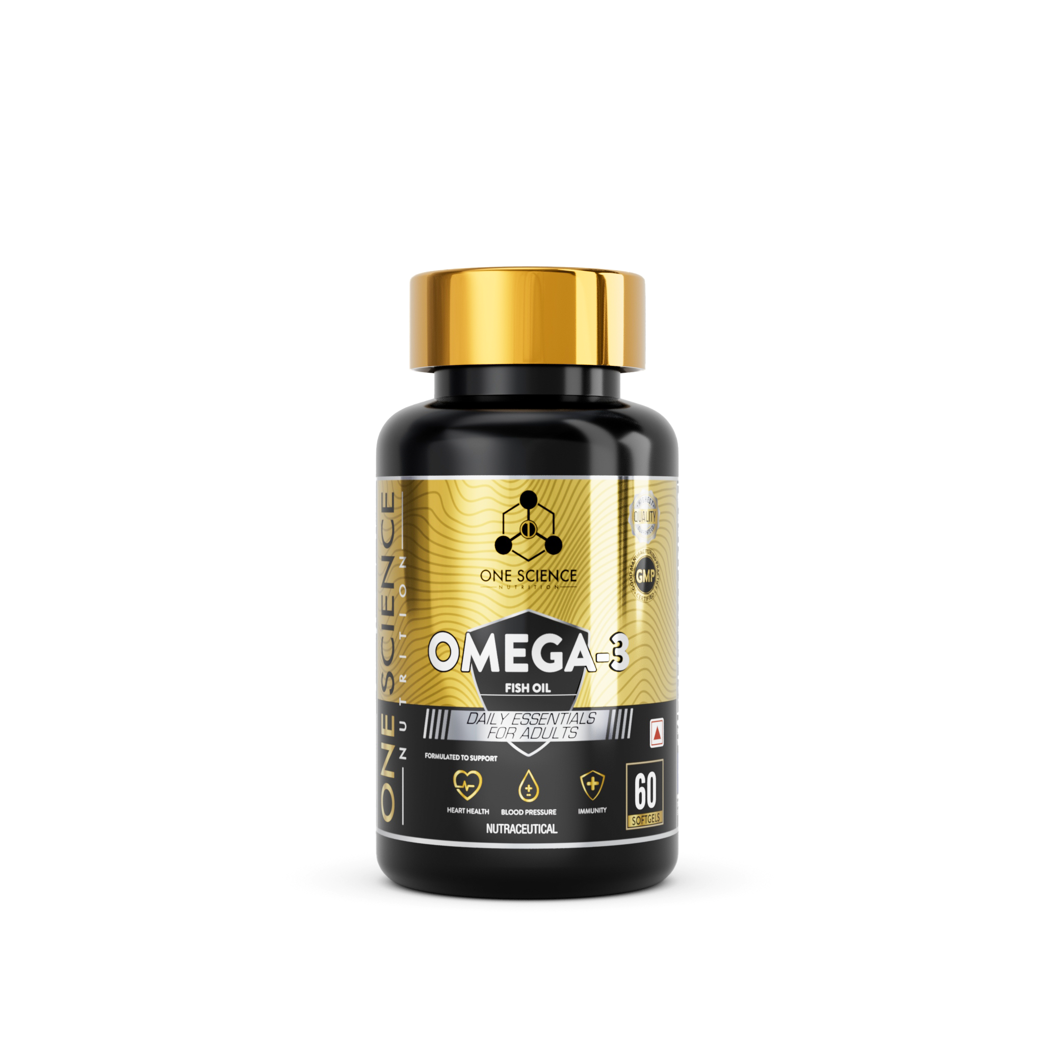 Omega 3 Fish Oil (60 Capsules) - One Science Nutrition (OSN)