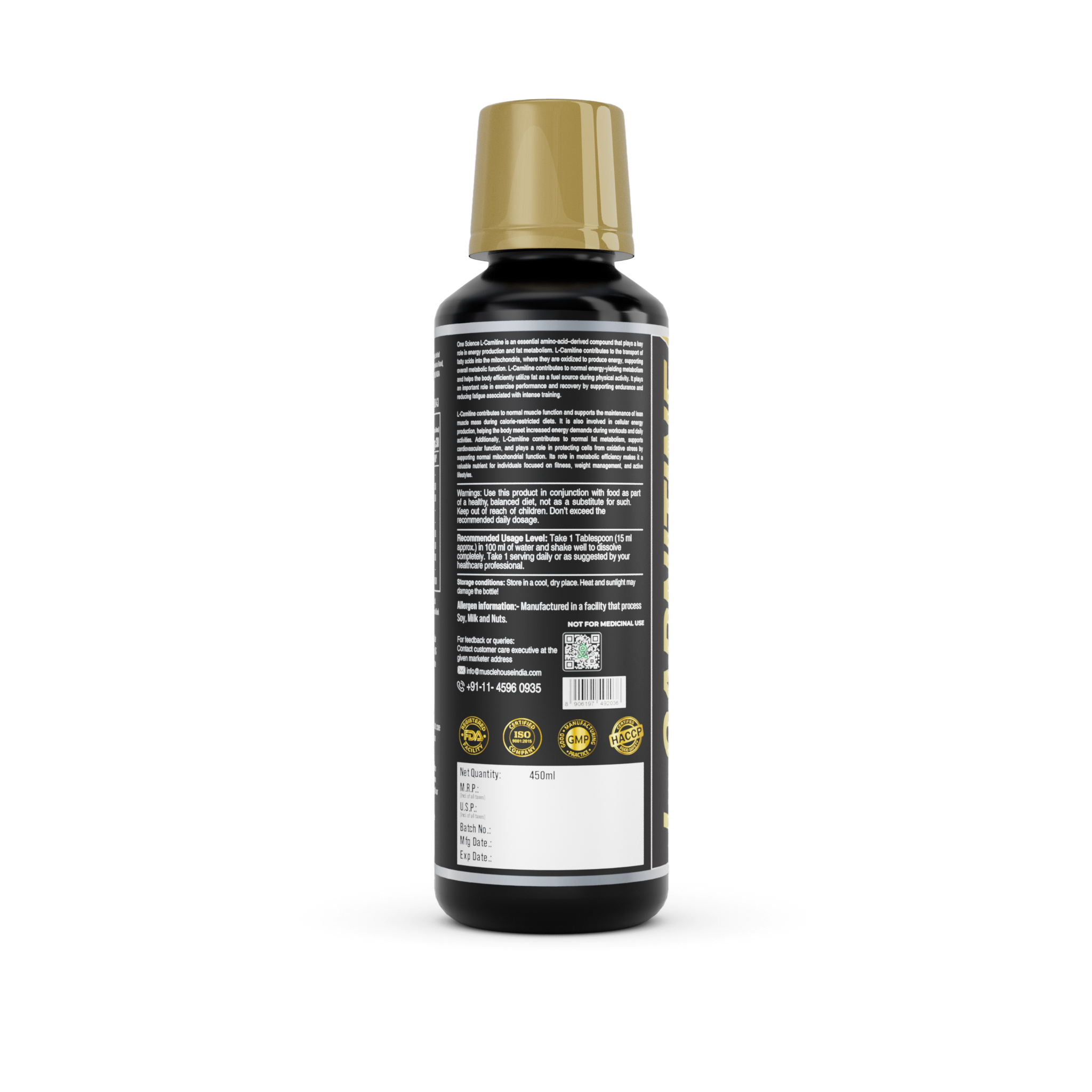 Liquid L-Carnitine 3000Mg - One Science Nutrition (OSN)
