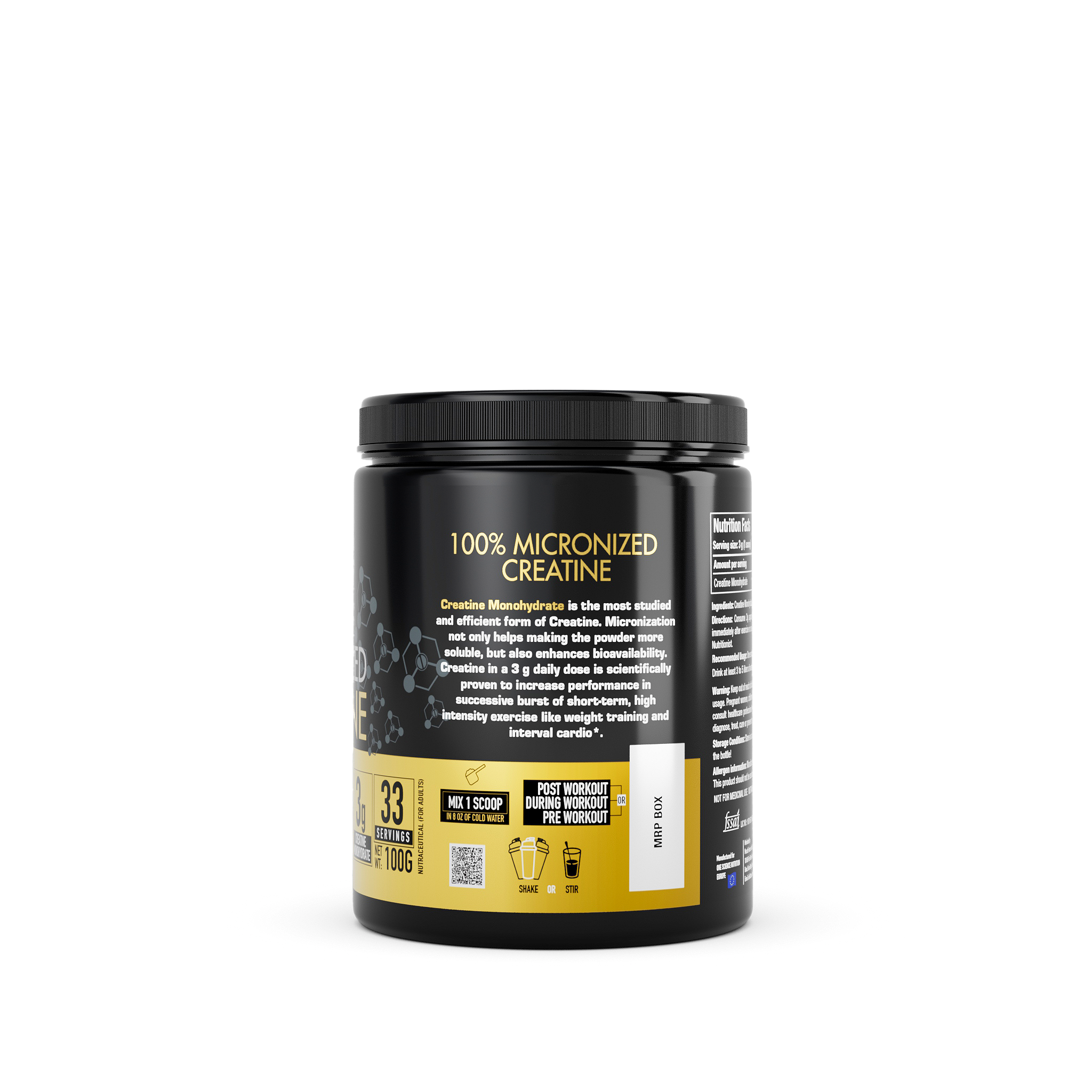 One Science Nutrition(OSN) 100% Micronized Creatine 100g (33 SV)