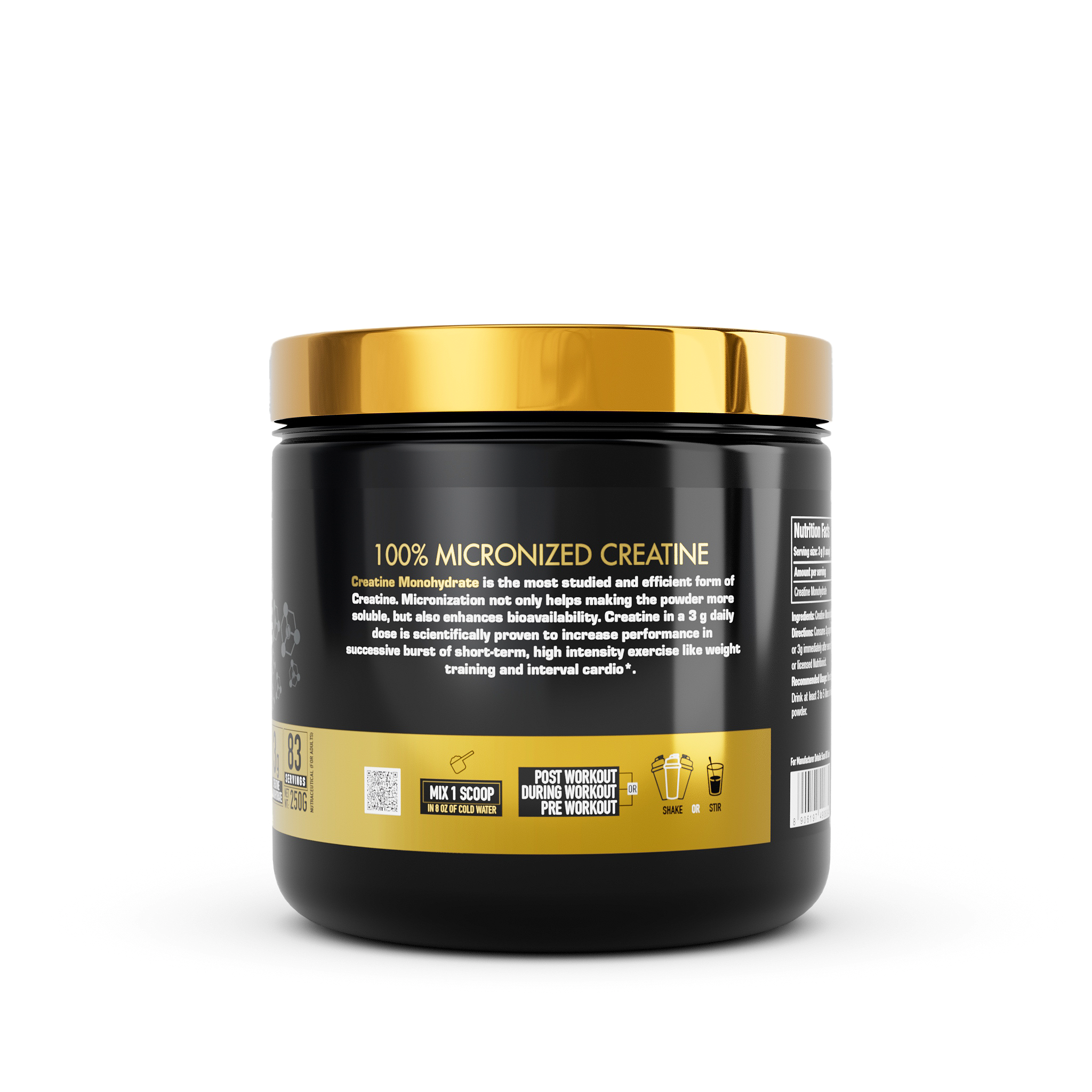 One Science Nutrition(OSN) 100% Micronized Creatine 250g (83sv)