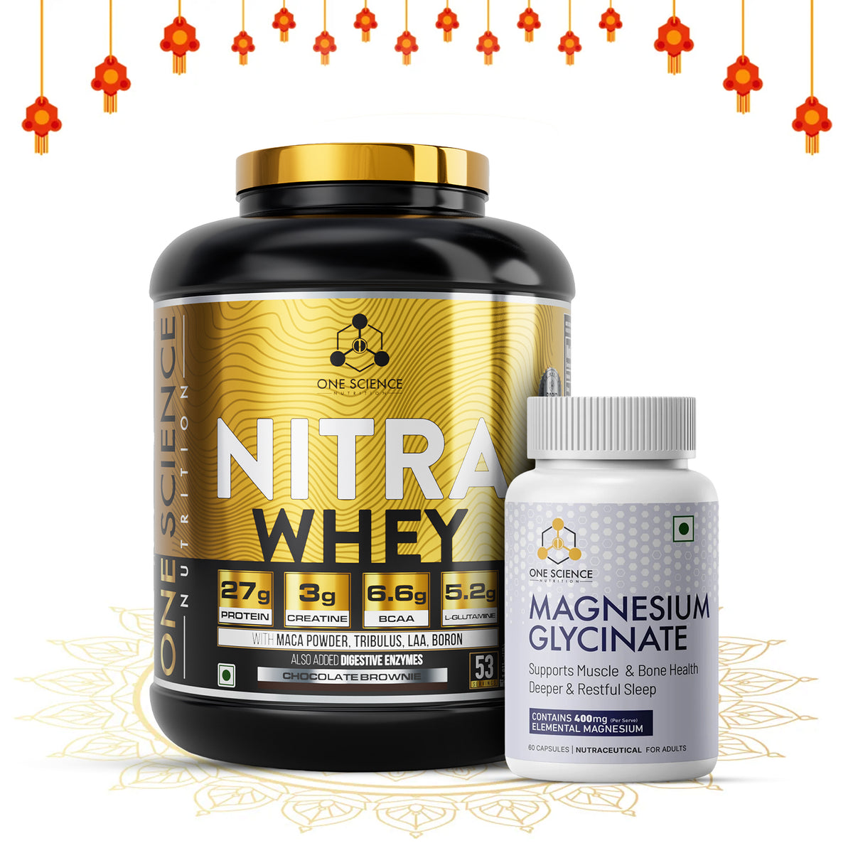 Nitra Whey 4 Lbs + Magnesium (60 Capsules) - One Science Nutrition (OSN)