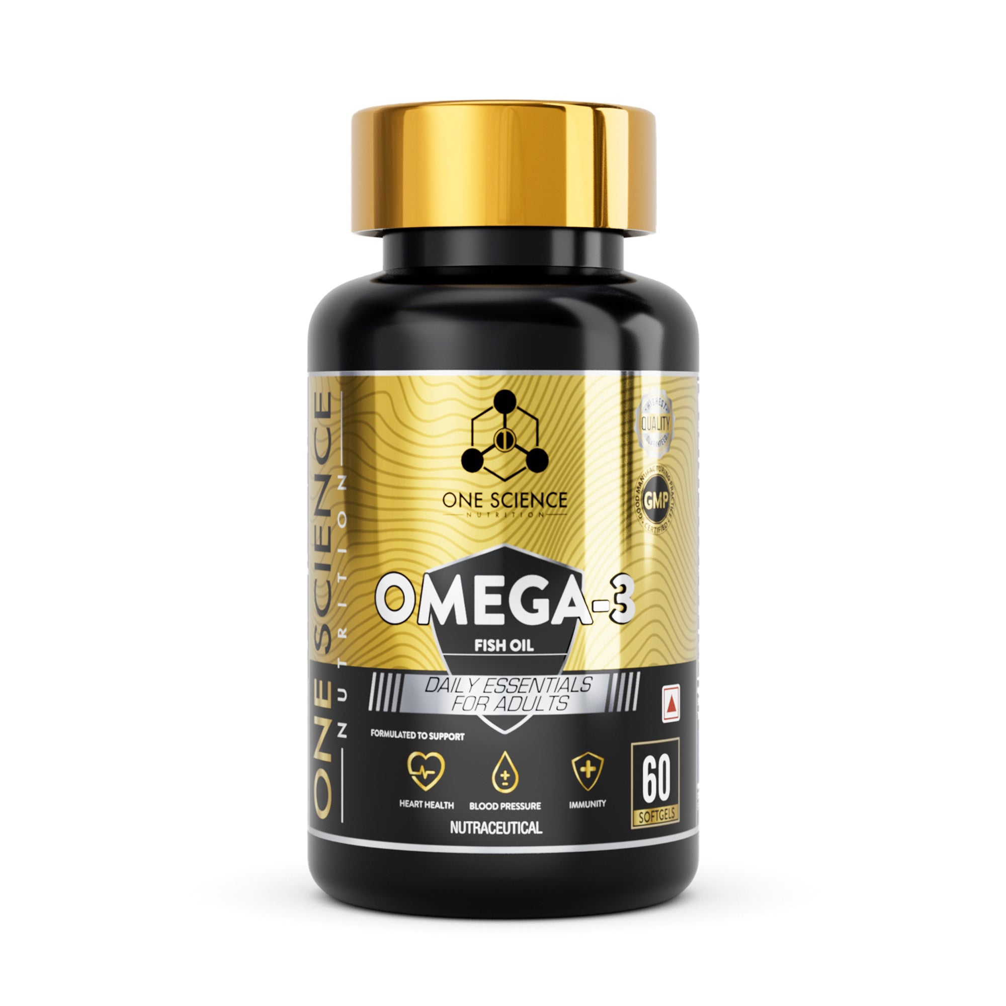 Omega 3 Fish Oil (60 Capsules) - One Science Nutrition (OSN)