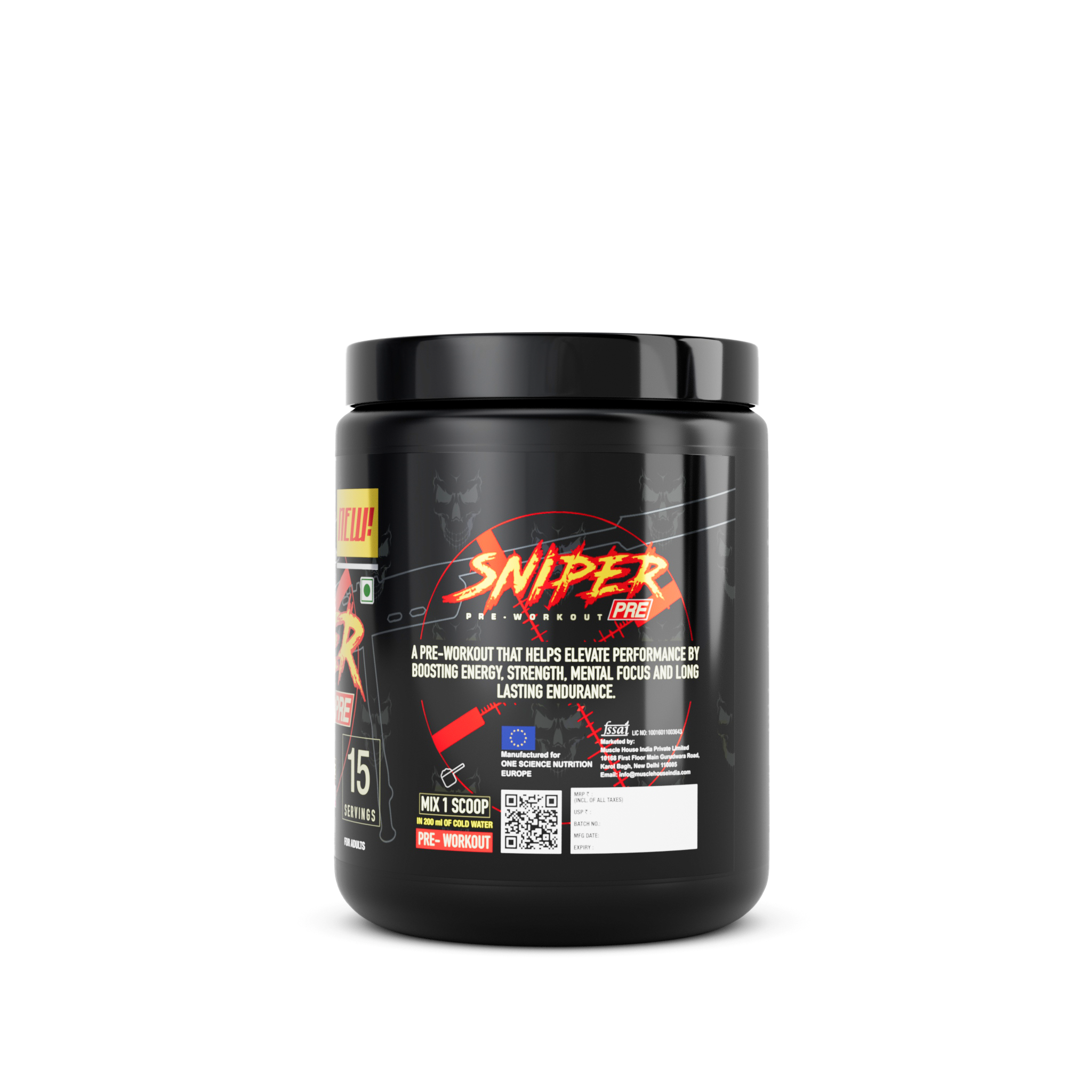 Sniper Pre-Workout 210G (15Sv) - One Science Nutrition (OSN)