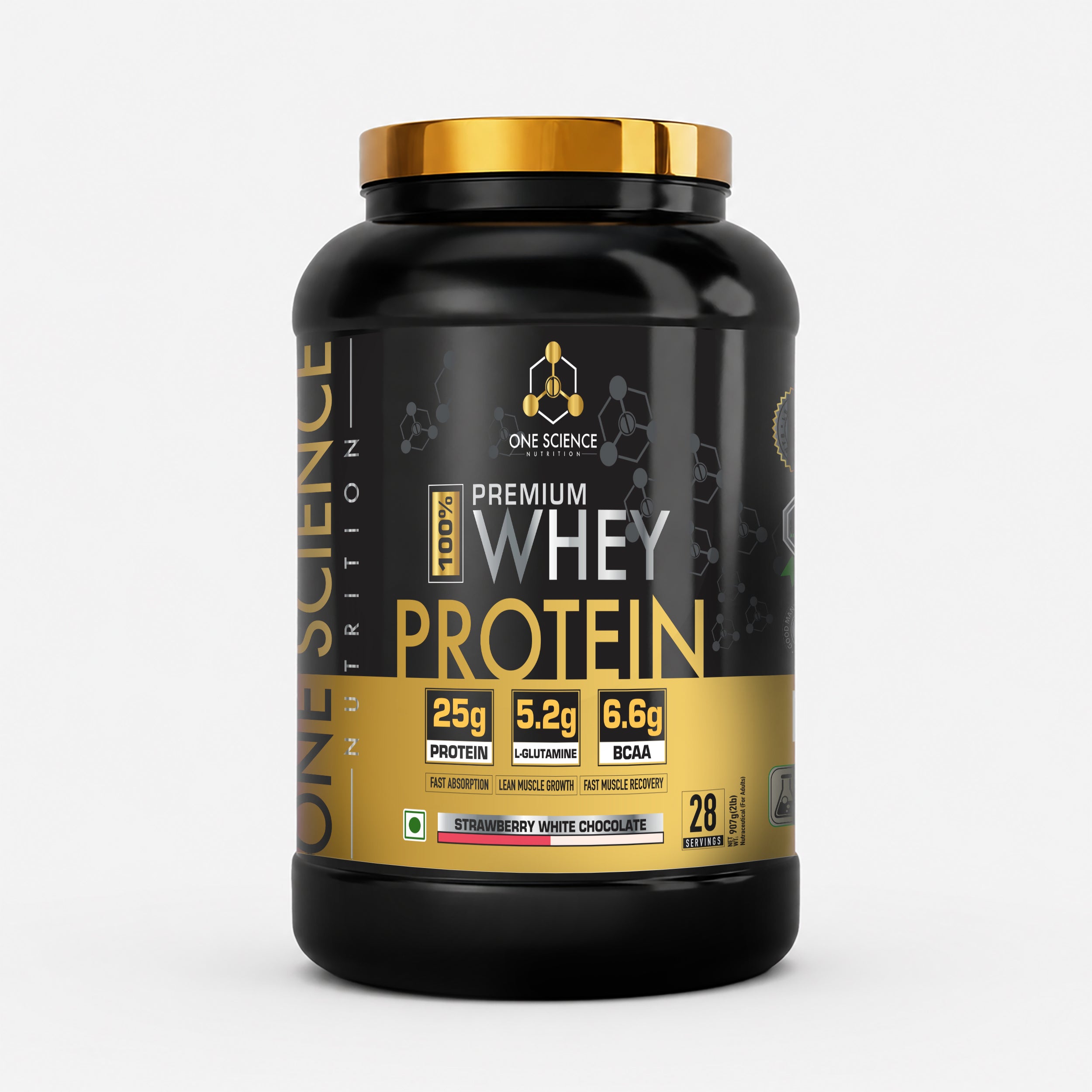 100% Premium Whey Protein 2 Lbs - One Science Nutrition (OSN)