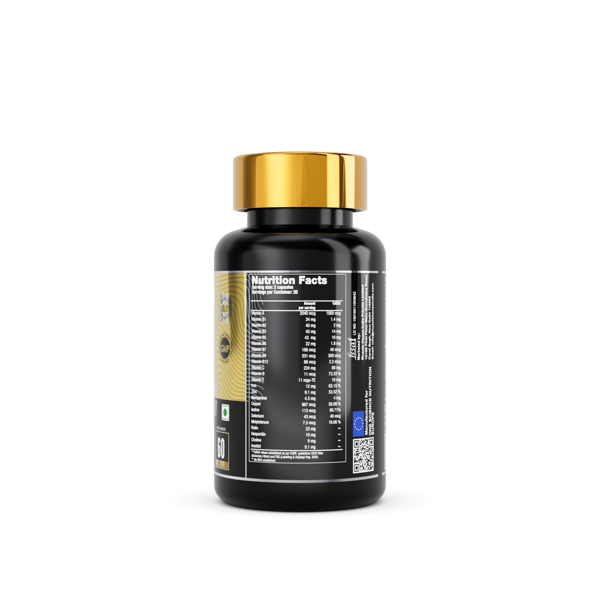 Daily Multivitamins 60 Capsules - One Science Nutrition (OSN)