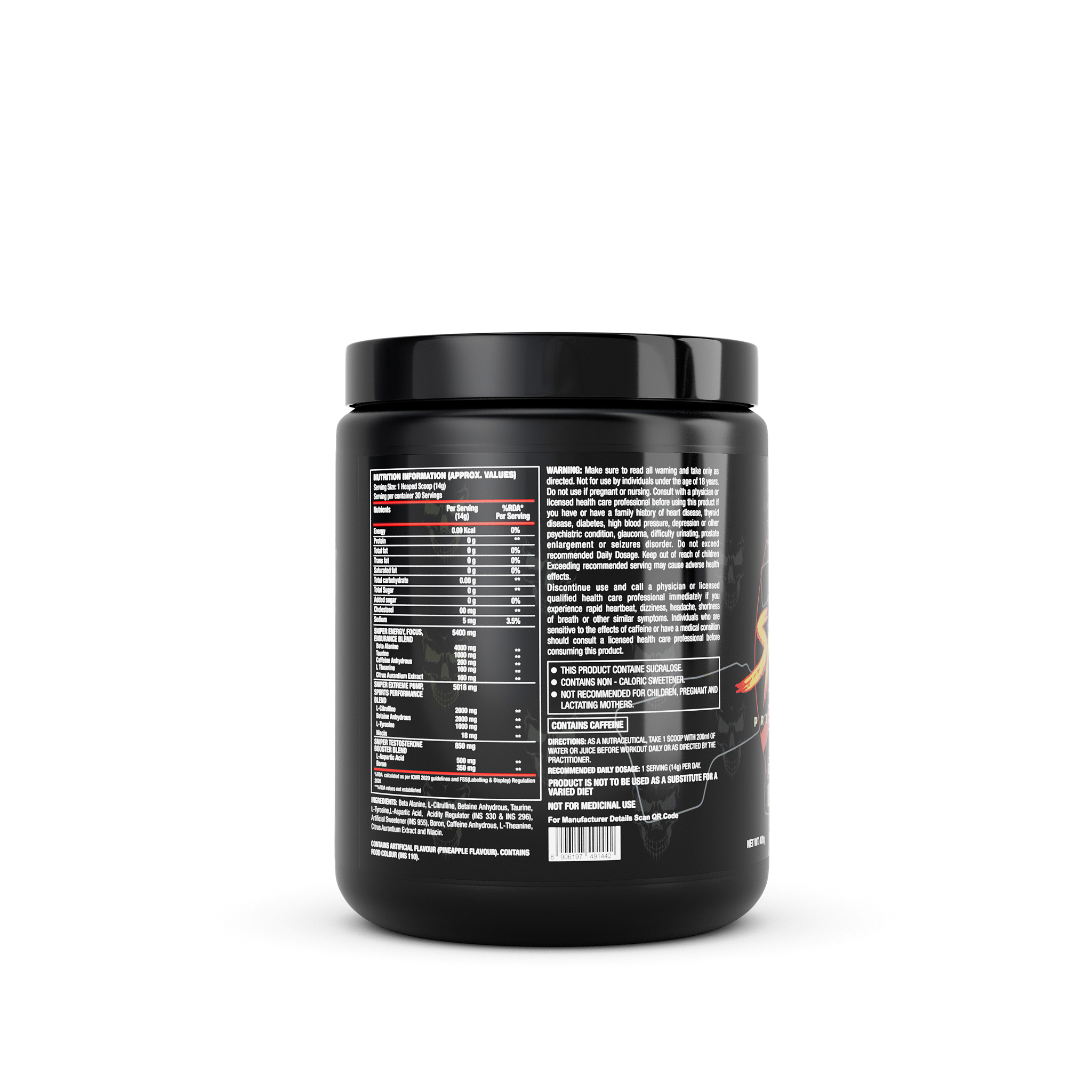 Sniper Pre-Workout 420G (30Sv) - One Science Nutrition (OSN)