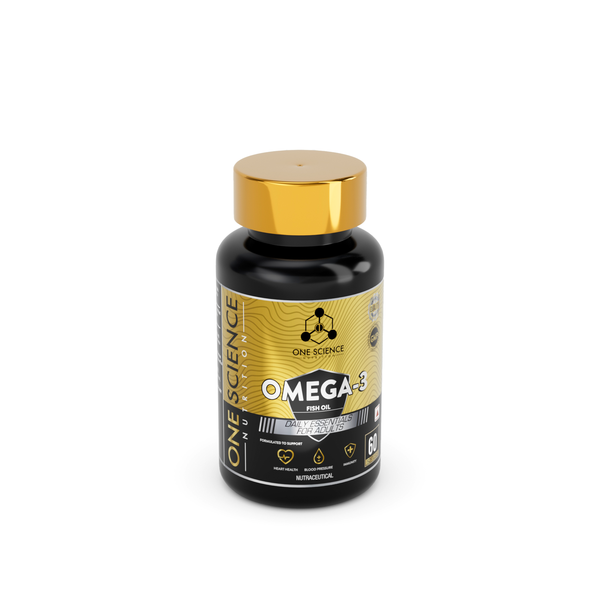 Omega 3 Fish Oil (60 Capsules) - One Science Nutrition (OSN)