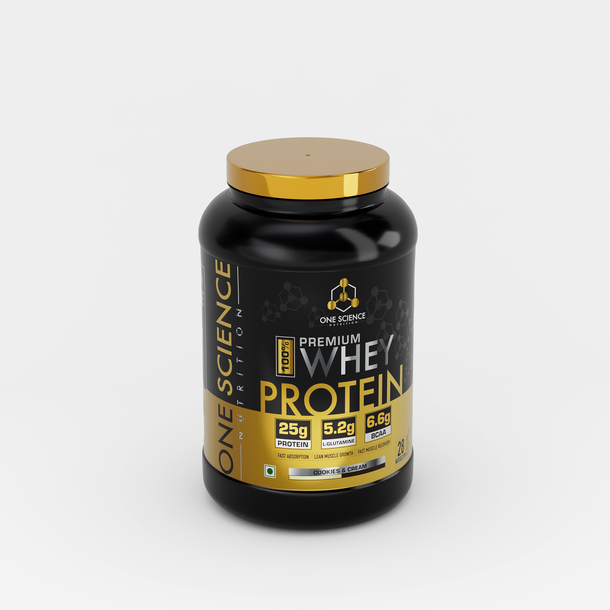 100% Premium Whey Protein 2 Lbs - One Science Nutrition (OSN)