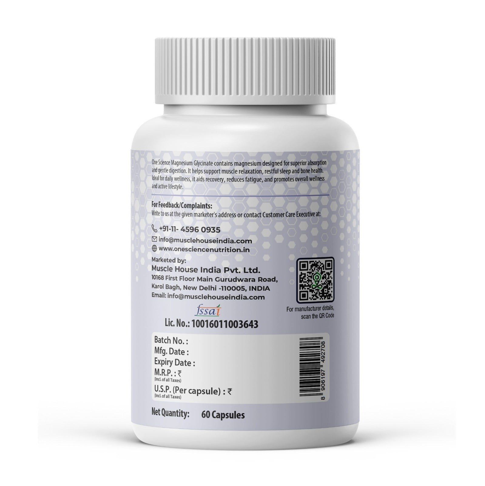 Magnesium Glycinate - One Science Nutrition (OSN)