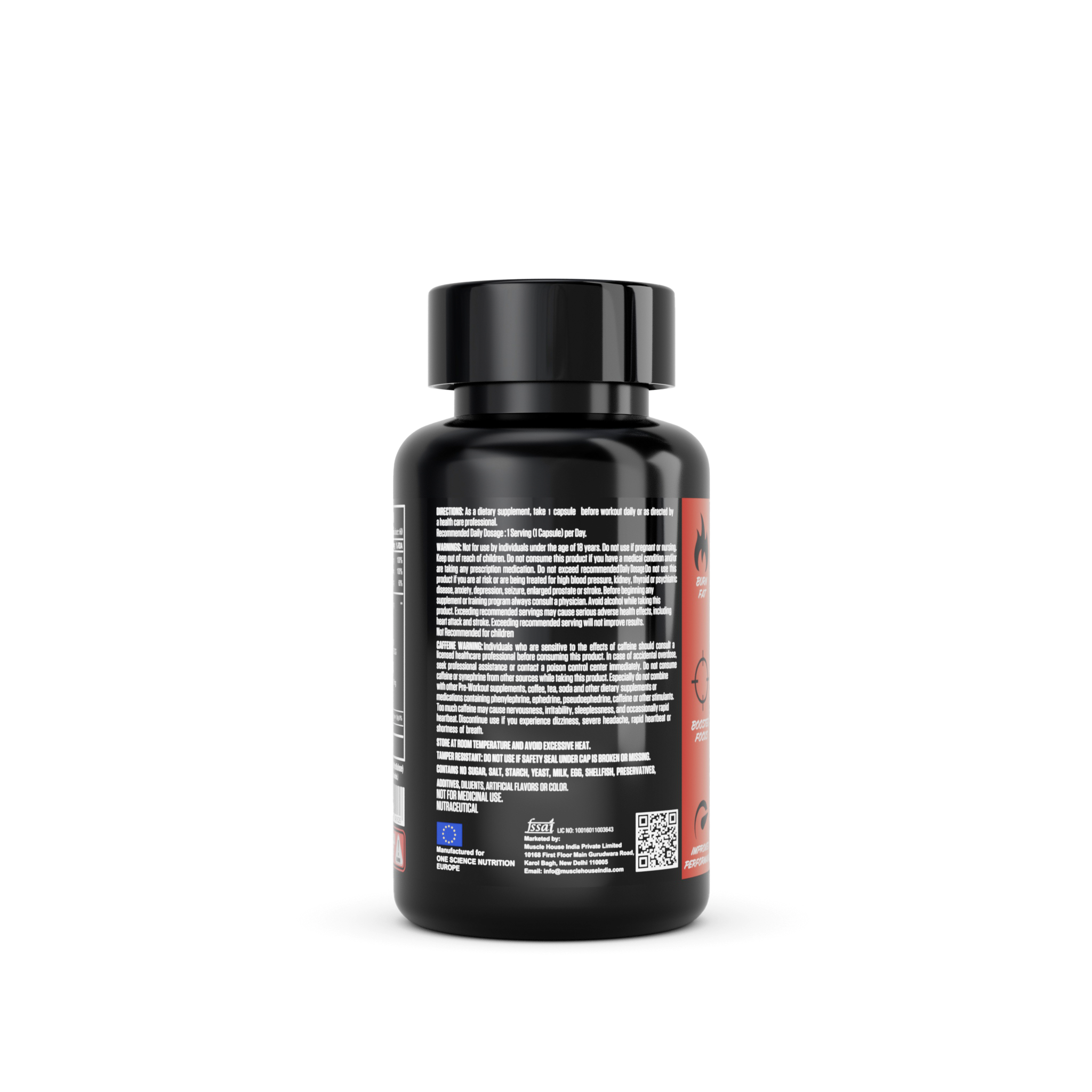 Skull Fire Top Level Fat Burner 60 Caps - One Science Nutrition (OSN)