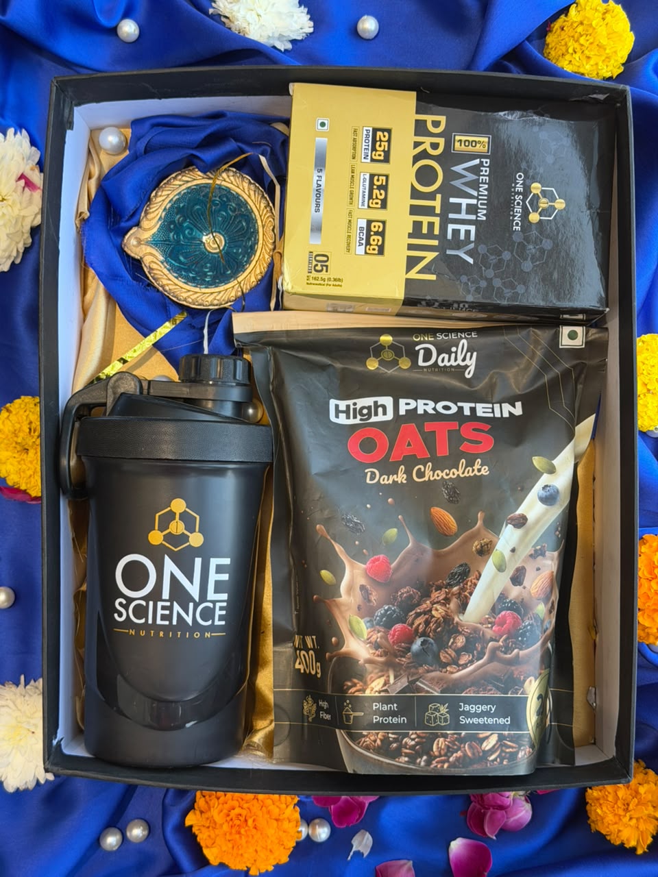 Diwali Hamper - Whey Trial Pack, Oats & Shaker