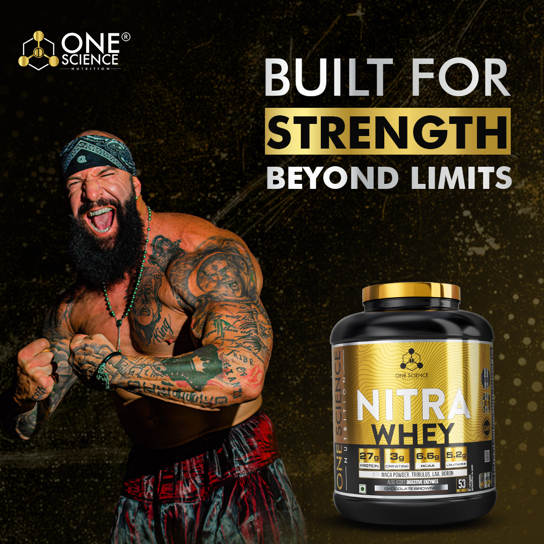Nitra Whey 4 Lbs + Multivitamin (60 Capsules) - One Science Nutrition (OSN)