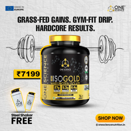 Free Steel Shaker with ISO Gold 5lbs