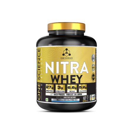 Nitra Whey Protein 5lbs - Blueberry muffin